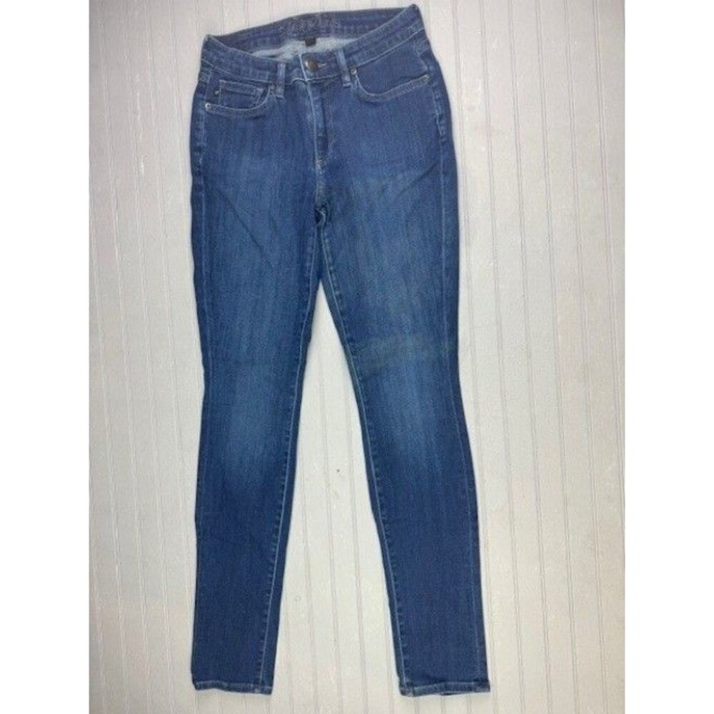 Agave Denim Size 26 Womens Jeans Skinny Low Rise Med Wash Manhattan Stretch